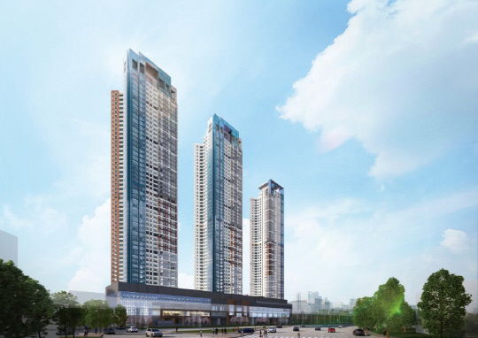 남양주 '센트럴N49 주상복합' 조감도. [두산건설 제공]